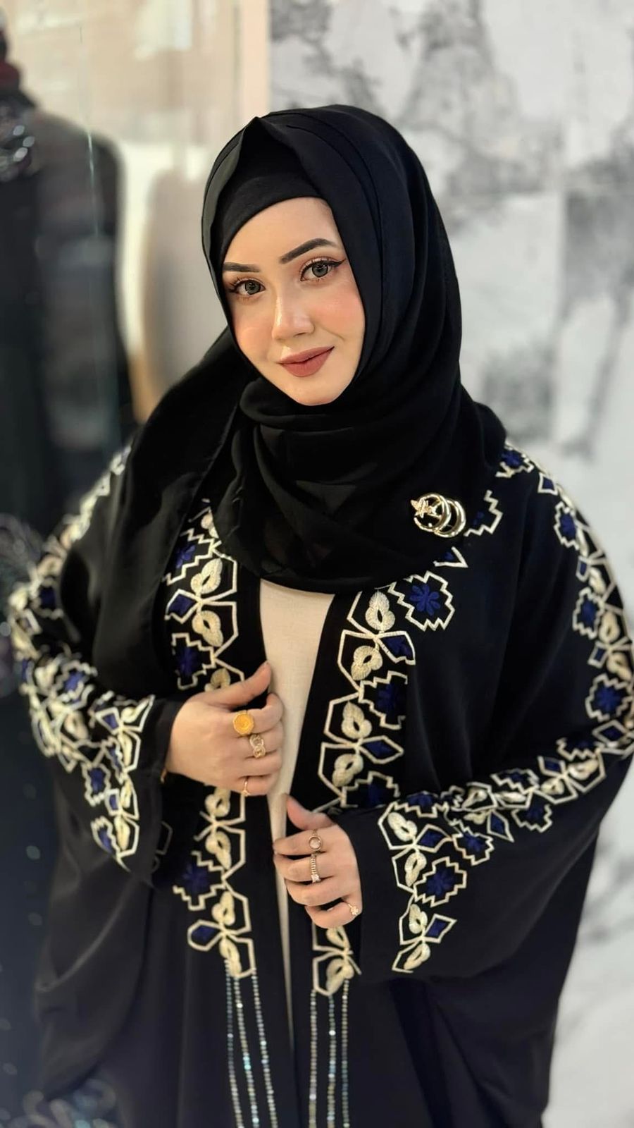 PREMIUM FRASA STYLE DUBAI ABAYA FULL SET WITH HIJAB