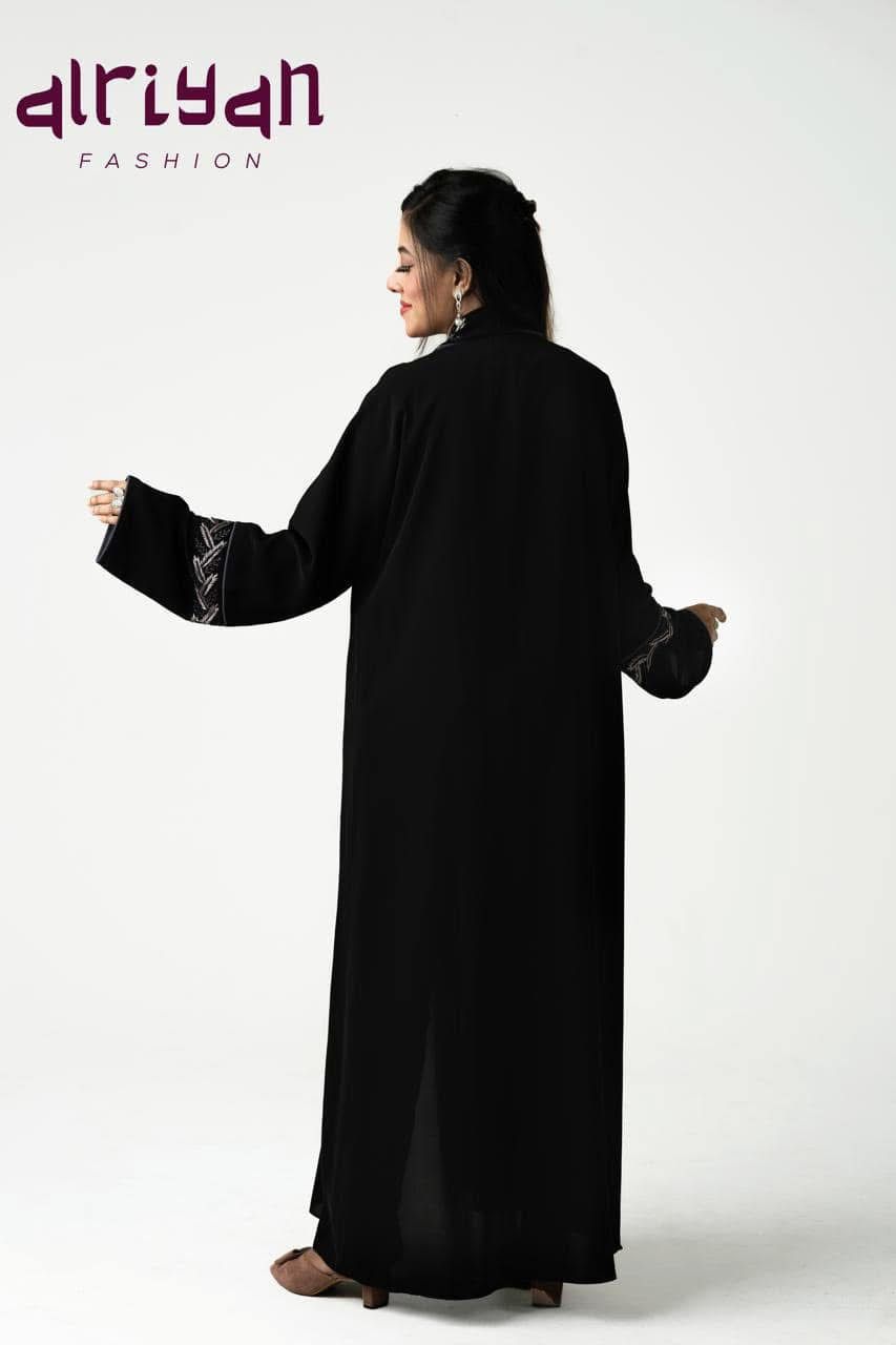 Premium Dubai Hand Made Stone Work Abaya ✨