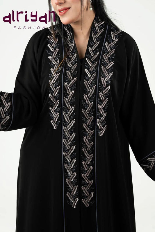 Premium Dubai Hand Made Stone Work Abaya ✨