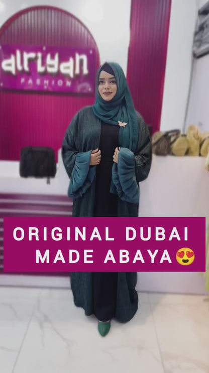 Premium Butterfly Abaya With Inner & Hijab