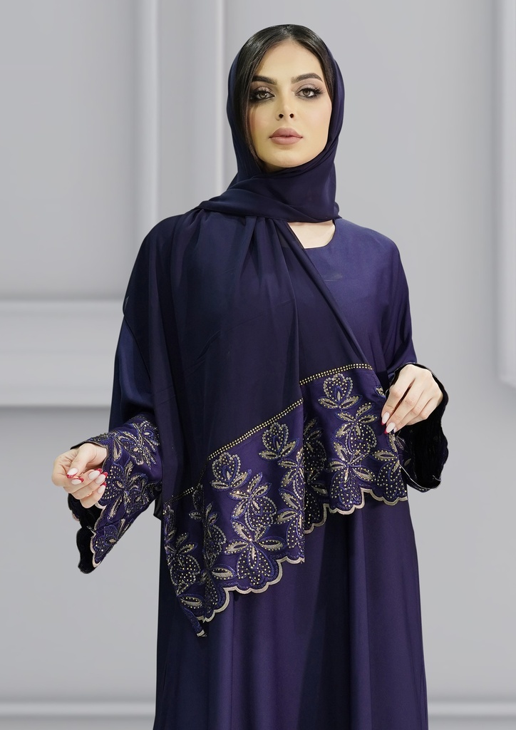 Talitha Embroidery with stone Abaya