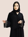 Aisha side lace Design Abaya