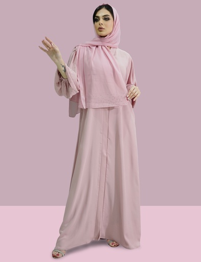 Jaeda balloon sleeve stone design abaya